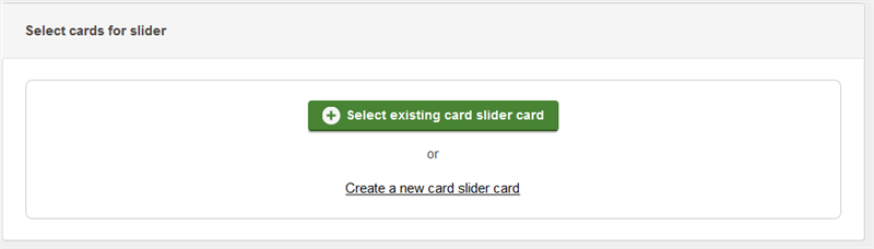 card slider view