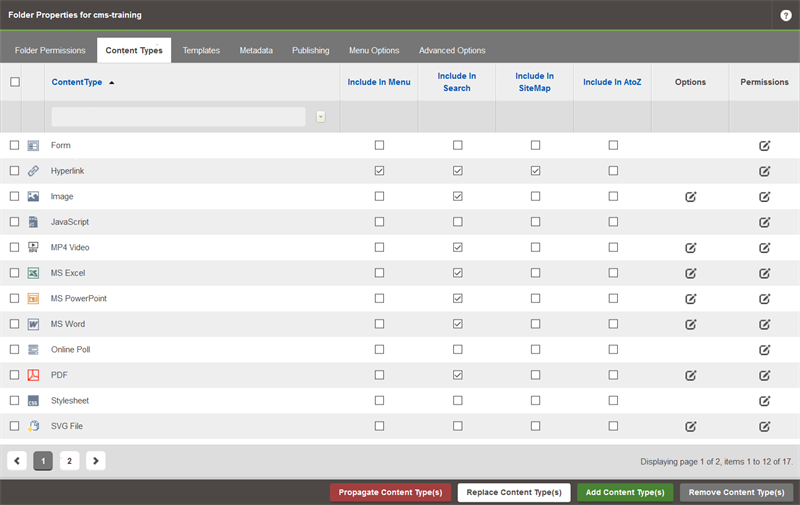 creating and managing folders